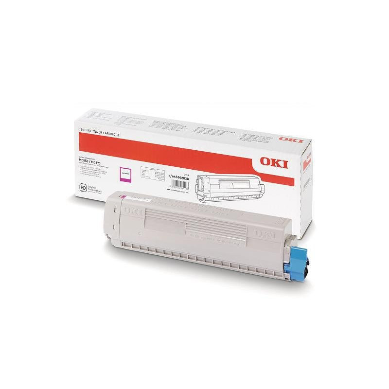 Oki toner 45862838 magenta per m c800
