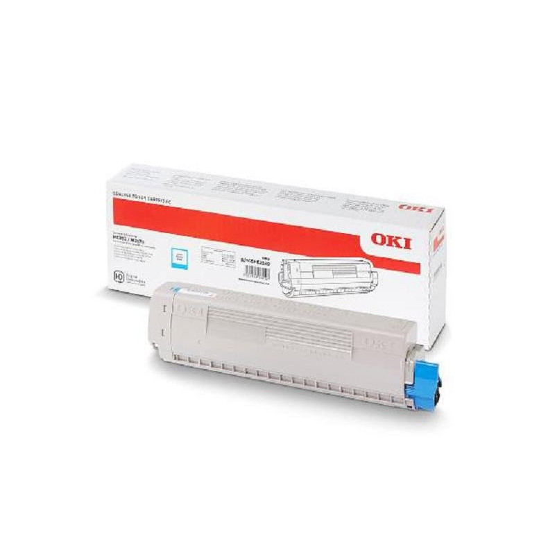 Oki toner 45862839 cyan per mc800