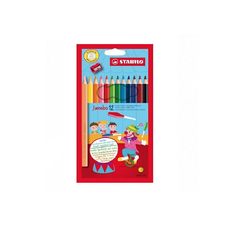 Stabilo pastelli jumbo color pz. 12