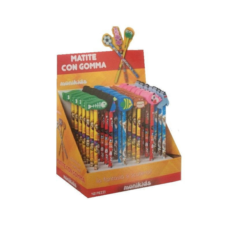 Matita fish con gomma art.26nik0 41