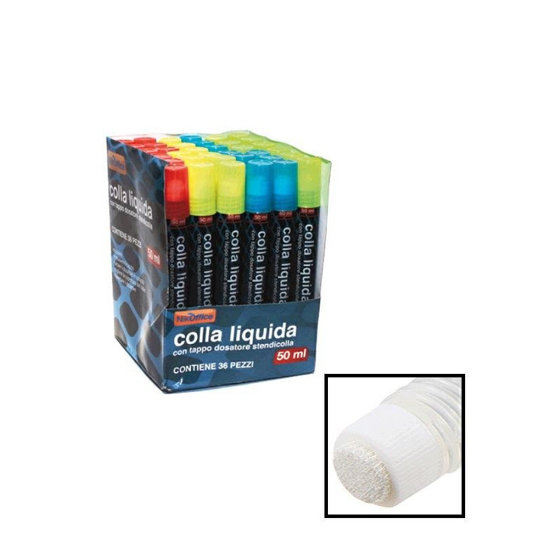 Colla liquida con spugna gr.50 a rt.22nik015