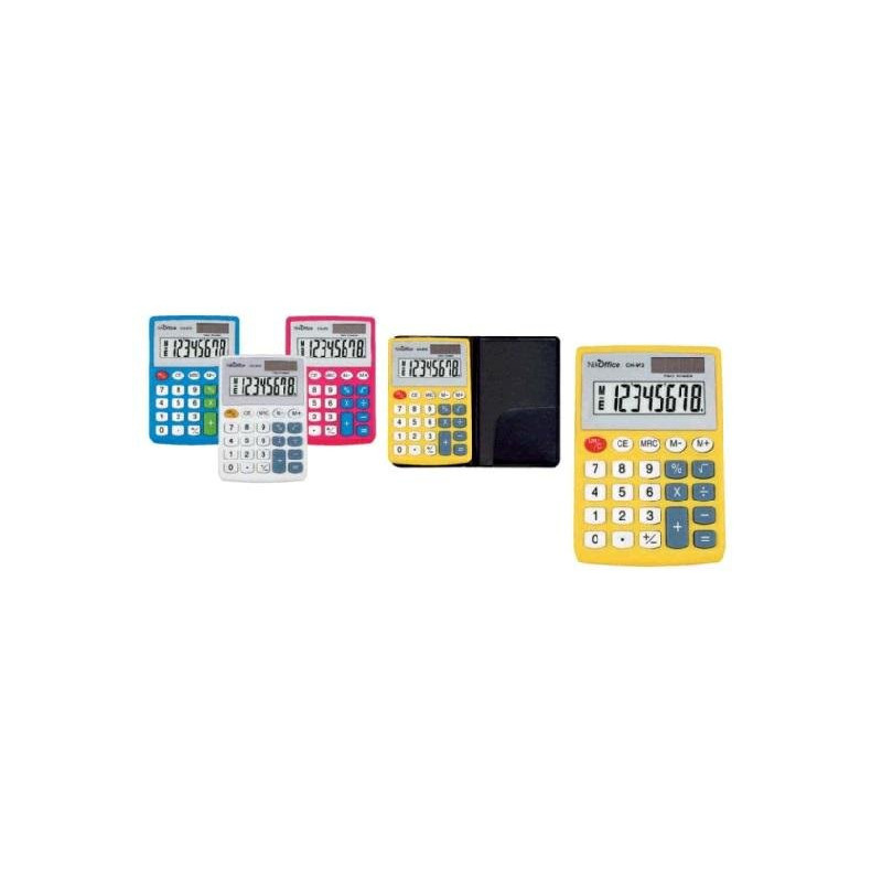 Nikoffice calcolatrice 8 cifre cm.6,5x9,5 art.ch-972