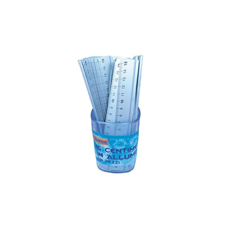 Nikoffice righelli metallo cm.15 pz.20 art.49nik042