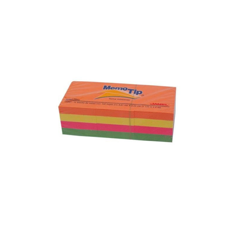 Memo tip mm.38x50 pz.12 neon