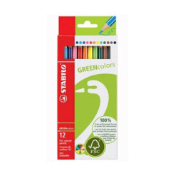 Stabilo pastelli green...