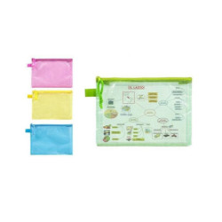 Busta pp a rete con zip...