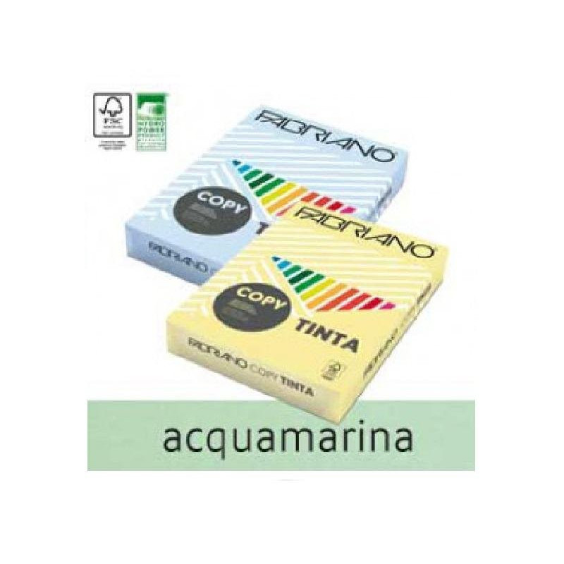 Carta copytinta cm.21x29,7 gr.80 fg.500 acquamarina