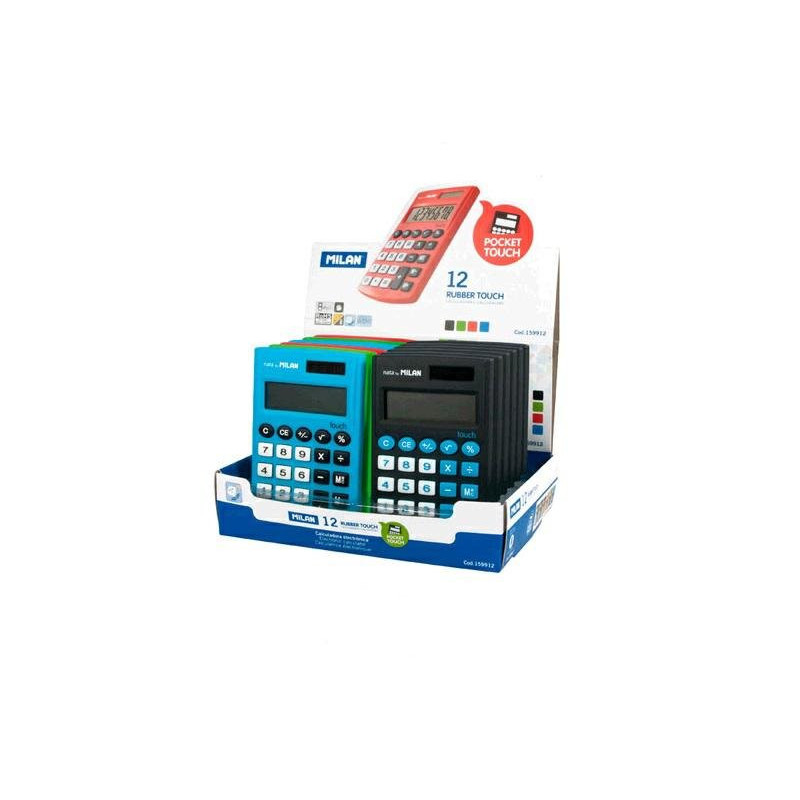 Milan calcolatrice 8 cifre cm.7x 9 pocket touch