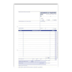 Blocco ddt cm.15x21 2 copie...