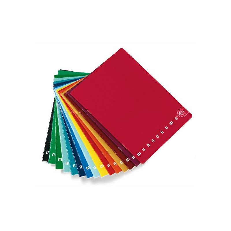 Quaderno maxi pigna monocromo fg .42 10 mm.