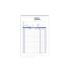 Blocco commissioni cm.15x21...