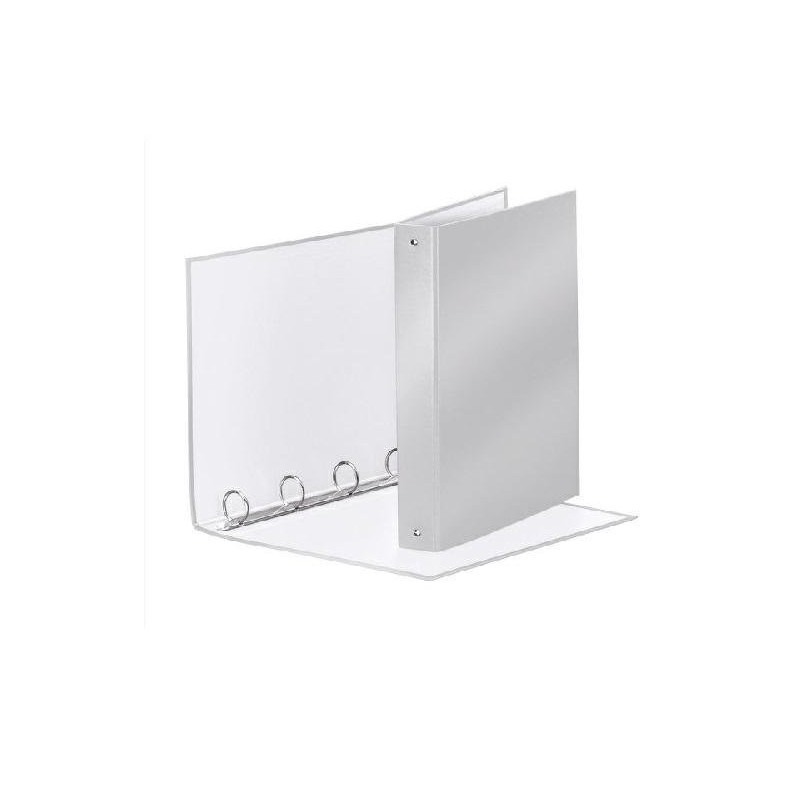 Raccoglitore anelli cm.22x30 4 anelli d.30 meeting grigio metallizzato