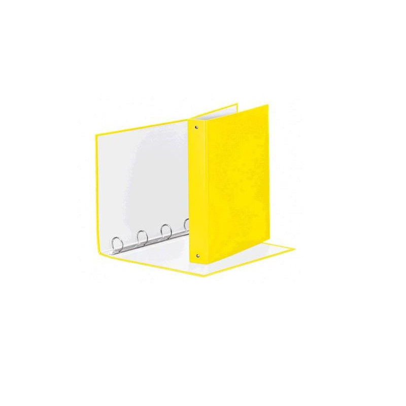 Raccoglitore anelli cm.22x30 4 anelli d.30 meeting giallo vivida