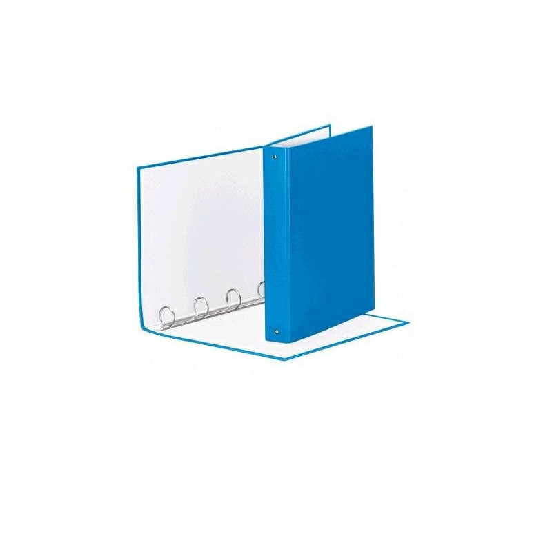 Raccoglitore anelli cm.22x30 4 anelli d.30 meeting blu vivida