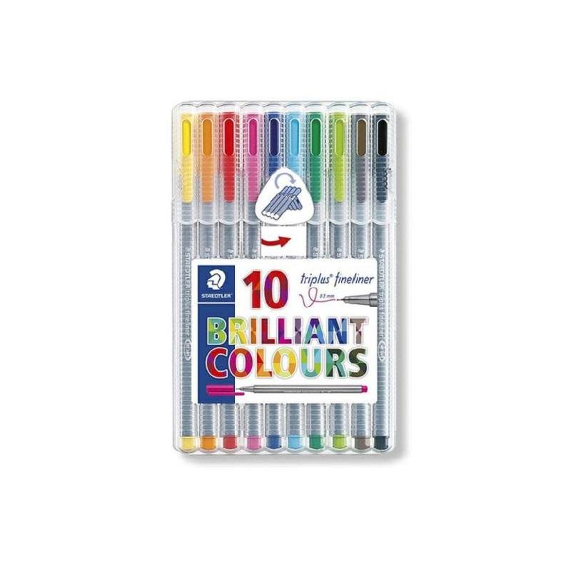 Staedtler penne triplus fineline r pz.10 triangular