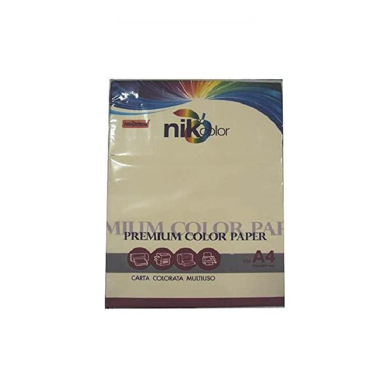 Carta nikoffice nikcolor cm.21x2 9,7 gr.200 fg.100 avorio