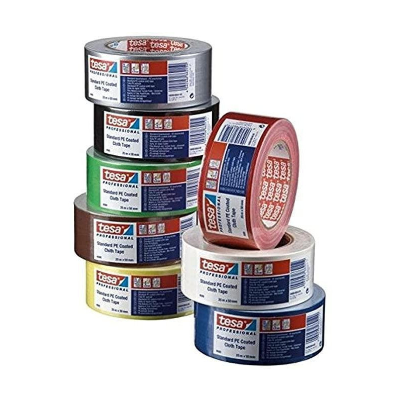 Tesa nastro adesivo telato mm.50 xmt.25 blu scuro