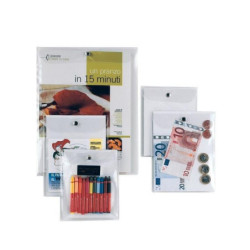 Busta pvc con bottone press...