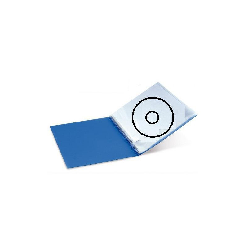 Porta cd gyro cd 10 posti cm.14, 5x13 blu
