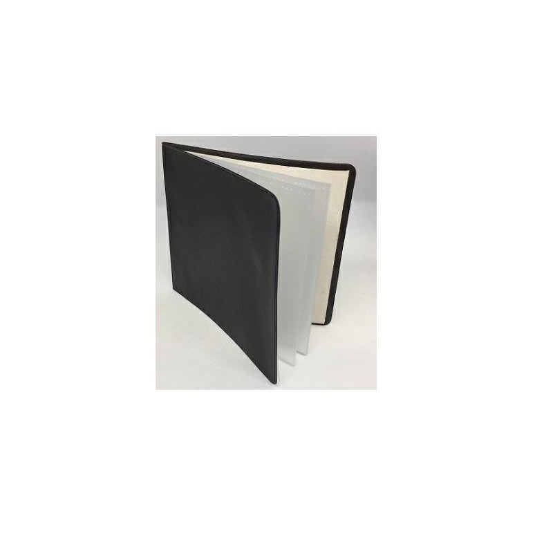 Porta cd uno l 10 posti cm.14,5x 12,5 nero