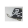 V9sport portafoglio con catena b lack pirates