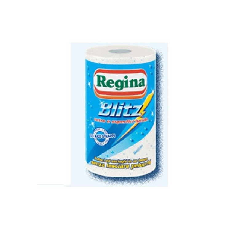 Regina asciugatutto 100 strappi blitz monorotolo decorato