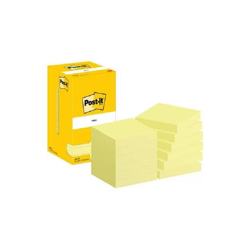 Post it 654 mm.76x76 giallo