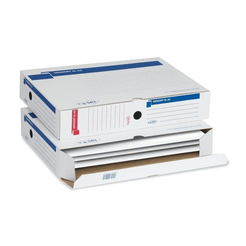 Scatola archivio memory xl a3 cm .30x42x8