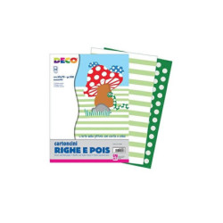 Cartoncino righe e pois...