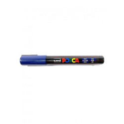 Uni posca pennarello pc5m blu