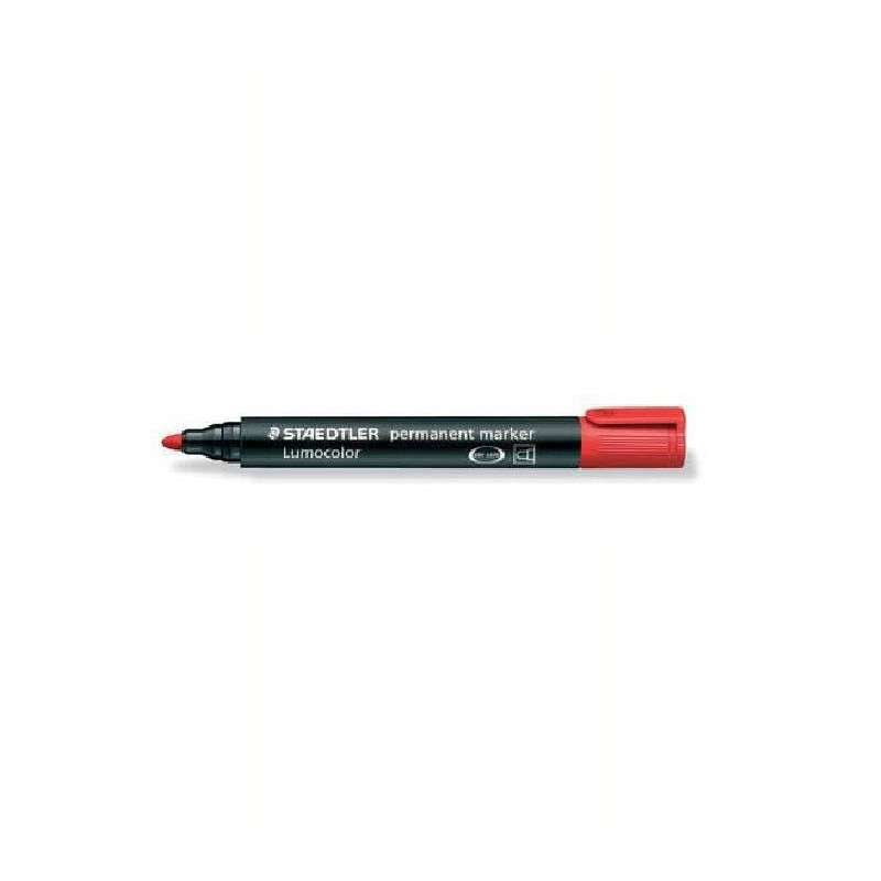 Staedtler pennarello lumocolor rosso punta tonda