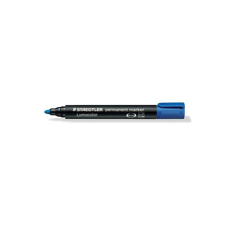 Staedtler pennarello lumocolor blu punta tonda