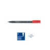Staedtler pennarello lumocolor mm.0,6 f rosso