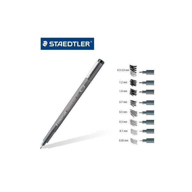 Staedtler penna pigment liner mm .0,2 nera