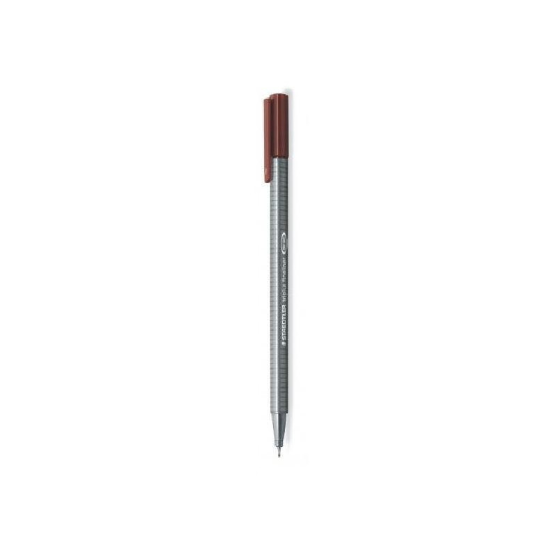 Staedtler penna triplus fineline r marrone van dyke