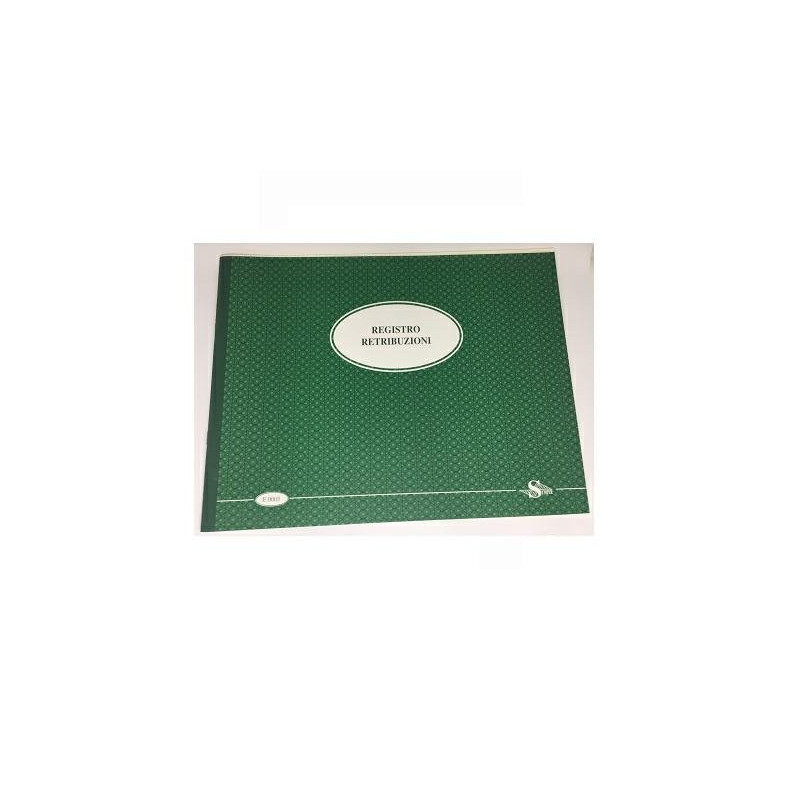 Registro libro retribuzioni 19 p ros. e0003