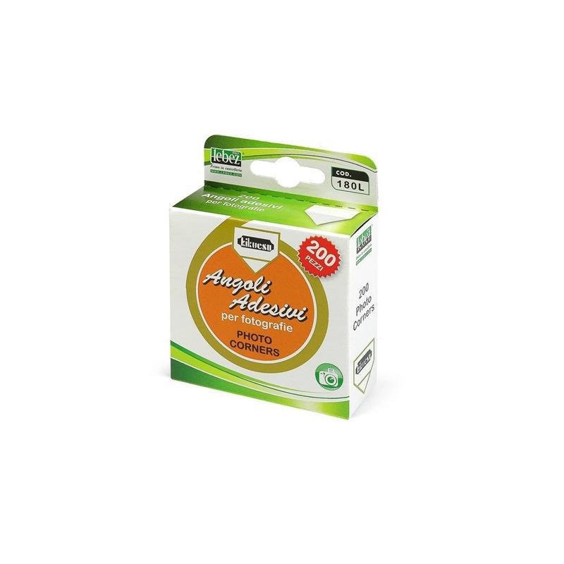 Angoli adesivi per foto pz.200 a rt.180l
