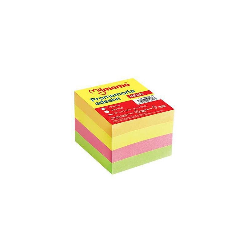Memo tip mm.50x50 cubo neon