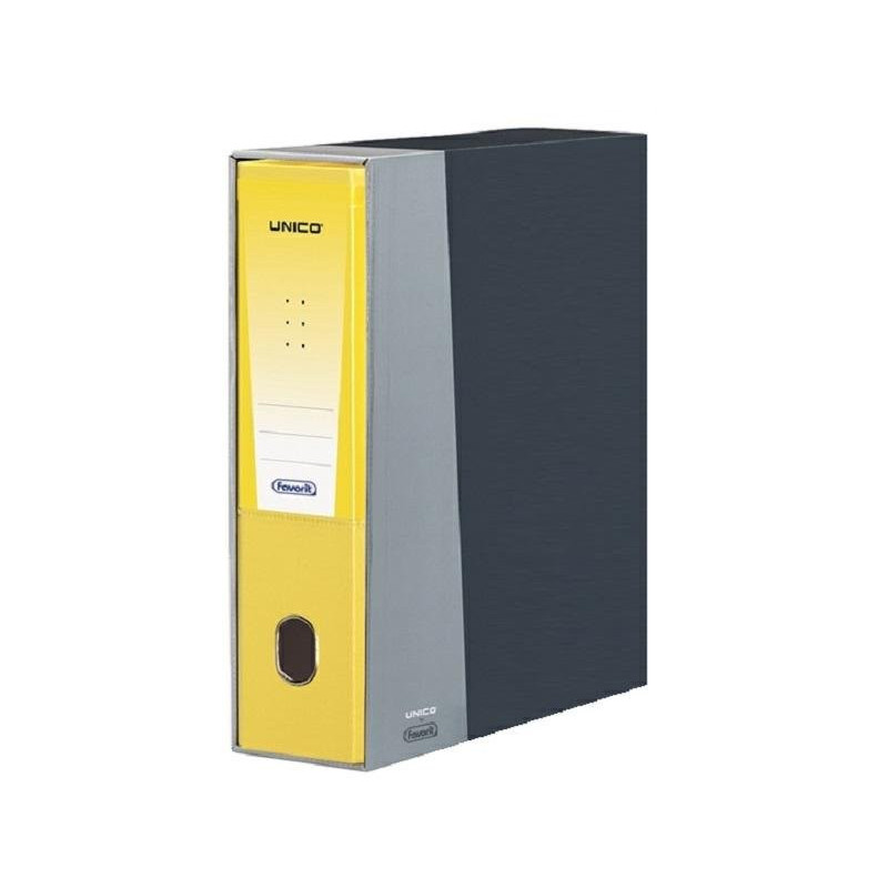 Registratore cm.23x33 unico lega le d.8 giallo