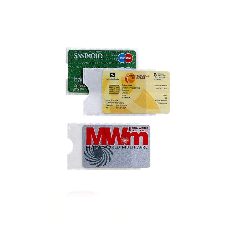 Porta carta di credito pvc card 4