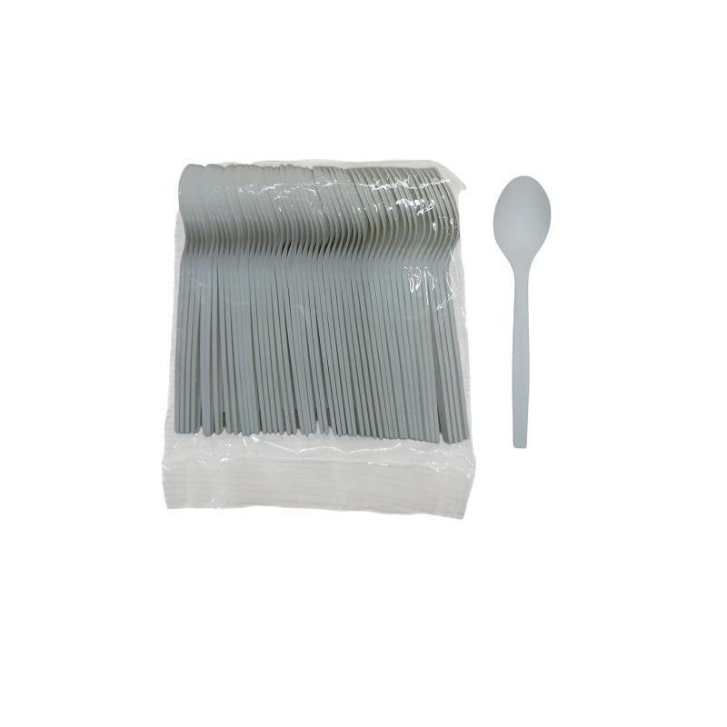 Cucchiai plastica biodegradabile pla pz.50