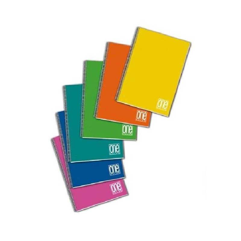 Quaderno maxi one color tinta unita spirale fg.60 5mm.