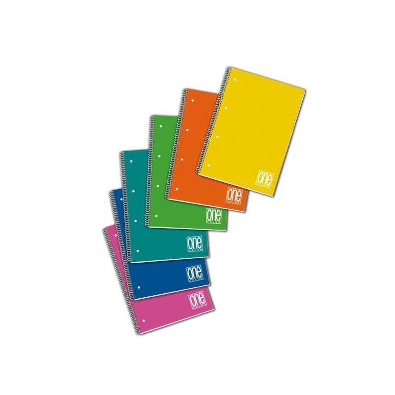 Quaderno one color spirale fg.60 5mm