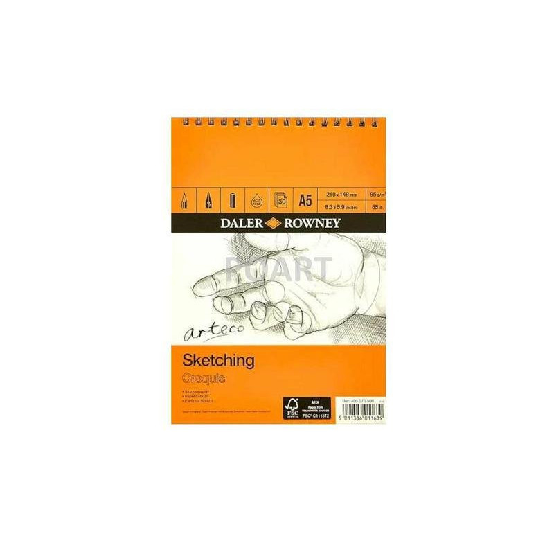 Album disegno spirale arteco a5 fg.30 gr.95