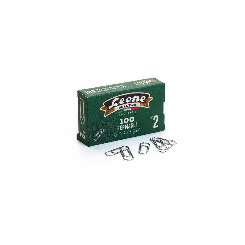 Fermagli leone zincati n.2 pz.100
