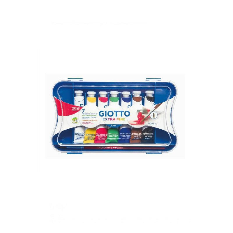 Fila colori tempera giotto pz.7 ml.12
