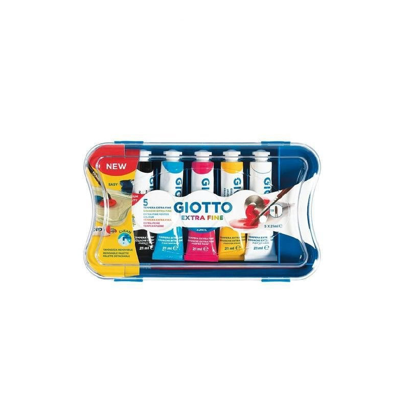 Fila colori tempera giotto pz.5 ml.21